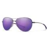 Smith Langley In Violet Ruthenium Violet Mirror Sunglasses