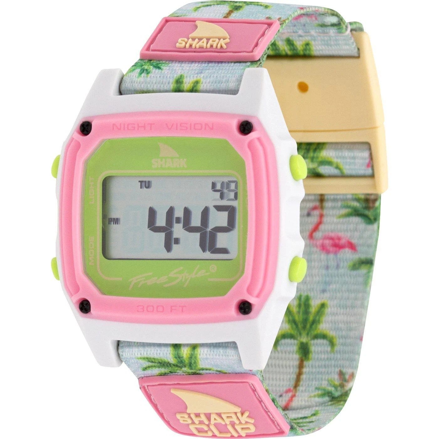 Freestyle Shark Clip Flamingo Sunrise In Multi Watch