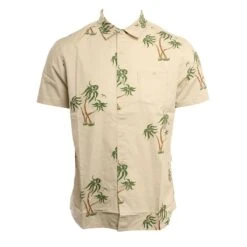 Vissla Ala Moana In Bone Woven Shirt