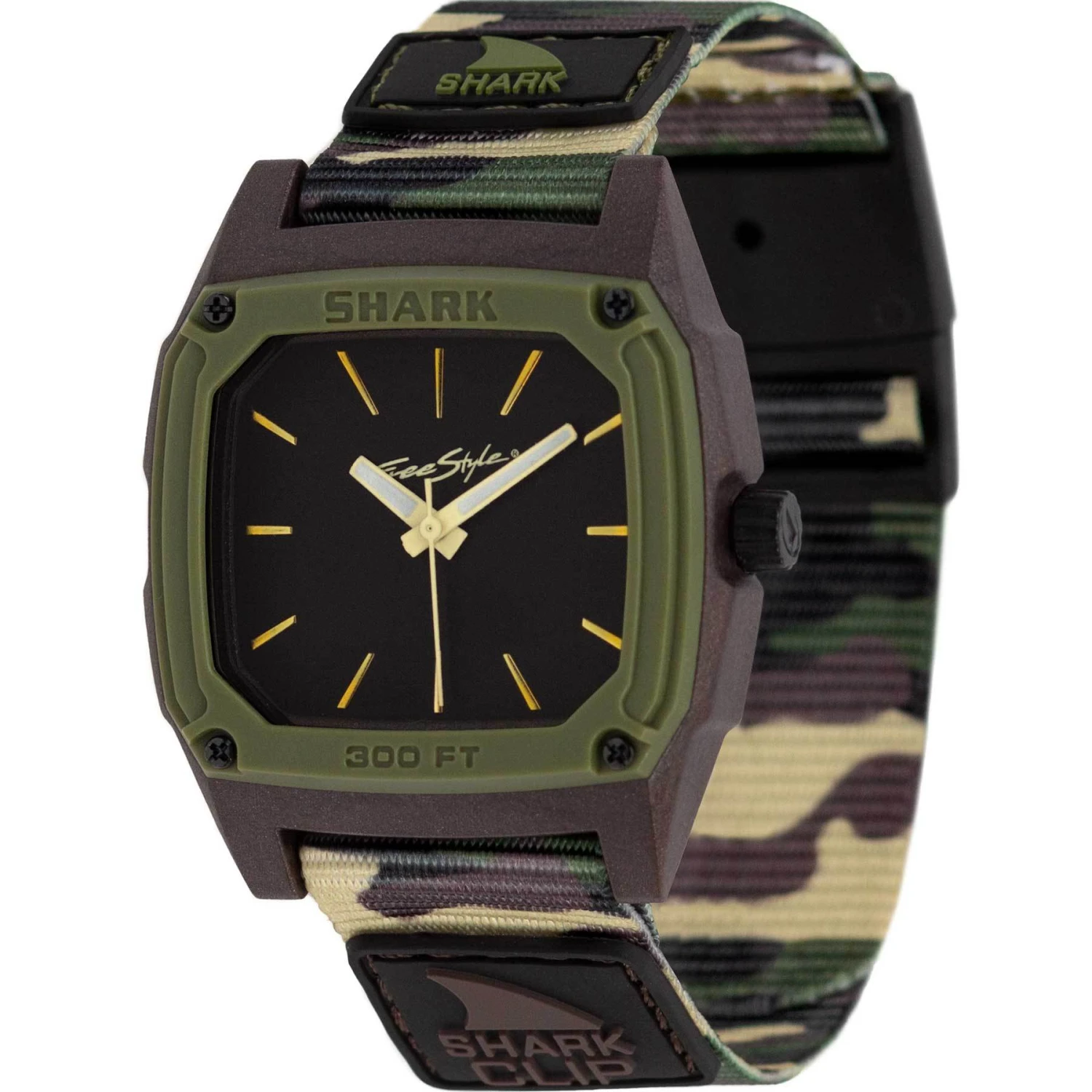 Freestyle Shark Clip Analog Boots Camp In Multi Watch