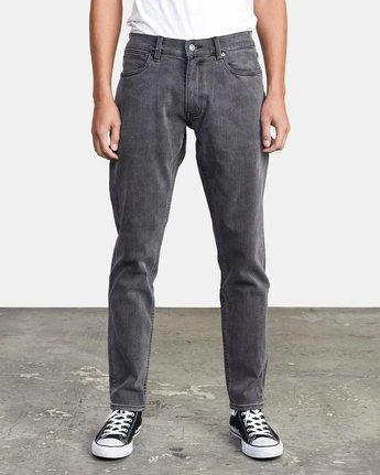 RVCA Denim Daggers In Charcoal