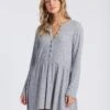 Billabong Always Lounging In Grey Dress