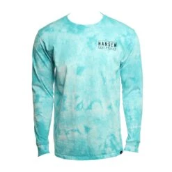 Shirt Box Corp Tiedye Long Sleeve In Turquoise