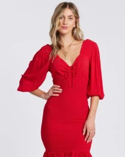 Billabong Amalfi Nights In Ruby (Rub) Dress