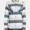 RVCA Shallows Stripe Flannel In Mirage (Mge) Shirt