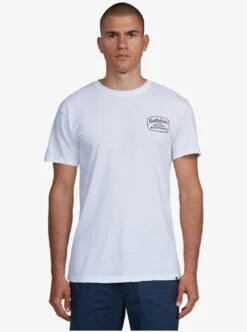 Quiksilver Rear View In White Shirt