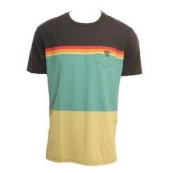 Vissla Point Breaker Pocket Tee Shirt In Smj