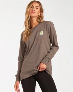 Billabong WoADIV Long Sleeve Tee Shirt In Storm (Stm)