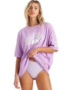 Billabong Into The Sunset In Lilac Shirt