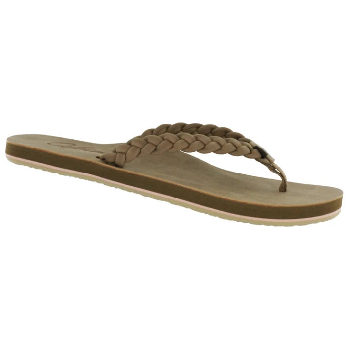 Braided Pacifica In Tan Sandals