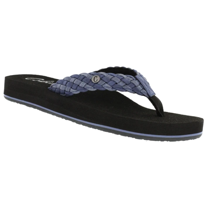 Braided Bounce In Indigo Sandals