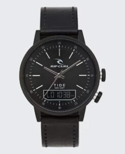 Rip Curl Drake Tide Leather In Midnight (4029) Watch