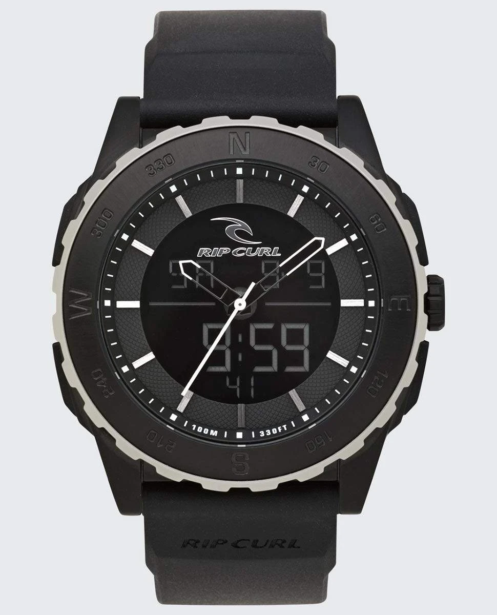 Rip Curl Rival Ana Digital Rubber In Midnight (4029) Watch