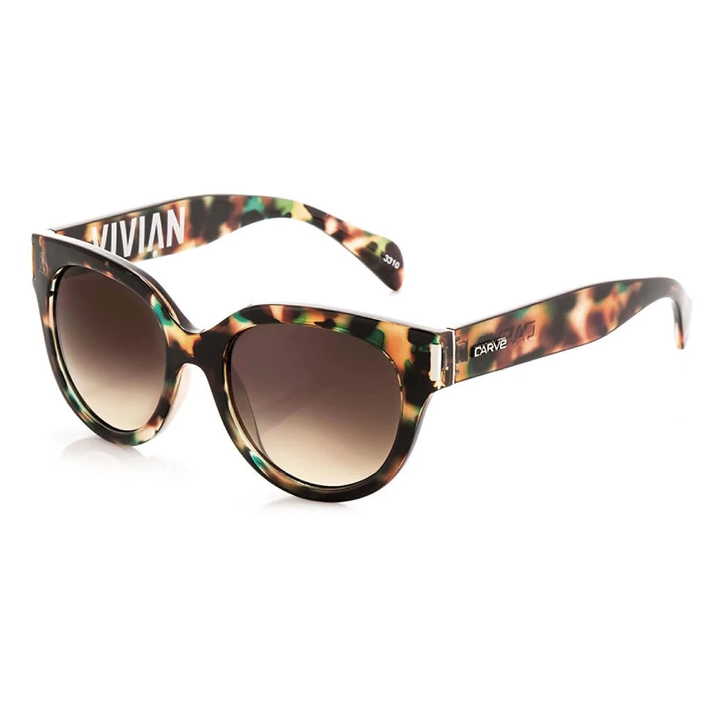 Vivian Non-Polarized In Brown Sunglasses