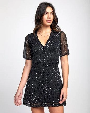 RVCA Gila In Black Dress