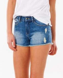 Rip Curl Val Denim Walkshort In Blue Shorts