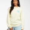 Billabong Tropic Shore In Yellow Sweatshirt