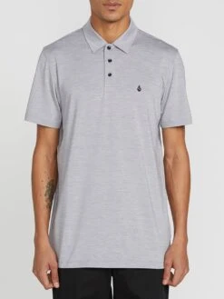 Volcom Wowzer Hazard Performance Polo In Grey