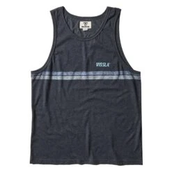 Vissla El Sporto In Dark Navy Blue Heather Tank Top