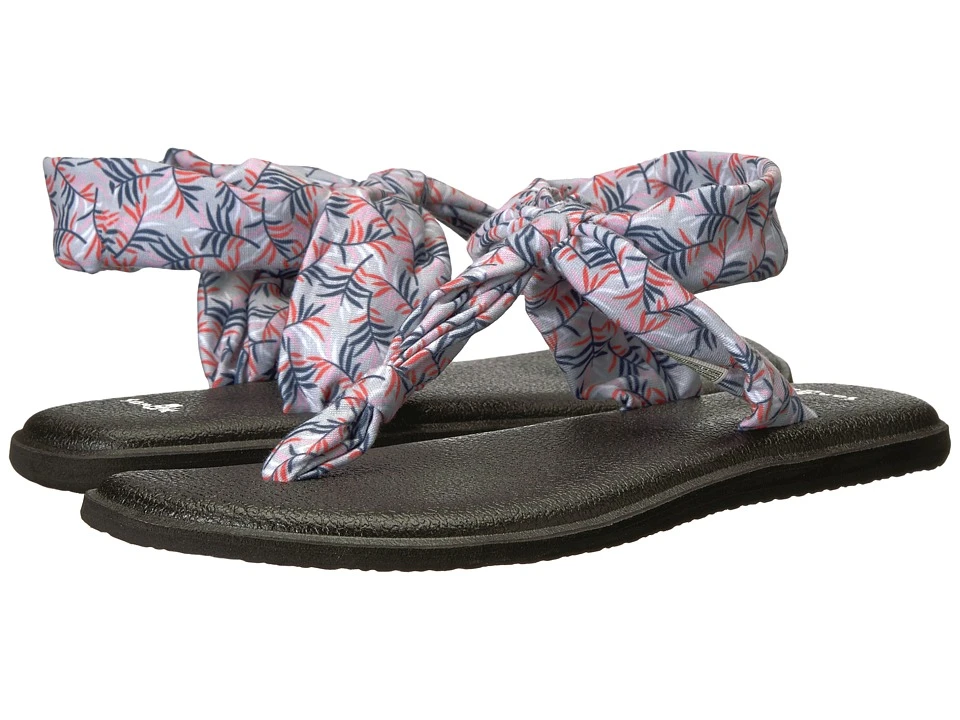 Sanuk Yoga Sling Ella Prints (grey Paradise Palms)