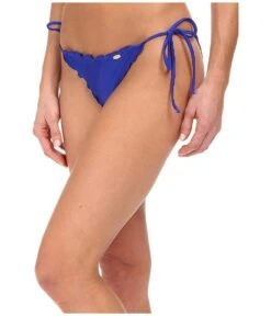 Cosita Buena Wavey Brazilian Tie Side Bottom (electric Blue)
