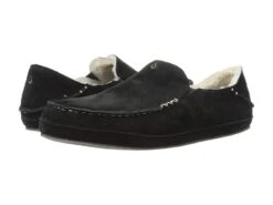 OluKai Nohea Slipper (black/black)