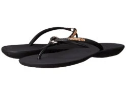 Havaianas Ring Flip Flops (black/black)